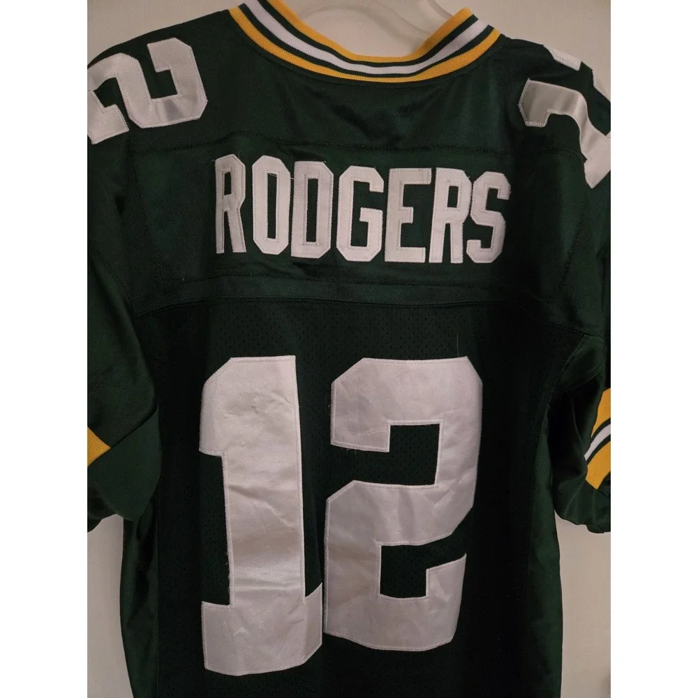 Mens Reebok Sz 48 AARON‎ RODGERS Packers NFL Football Jersey